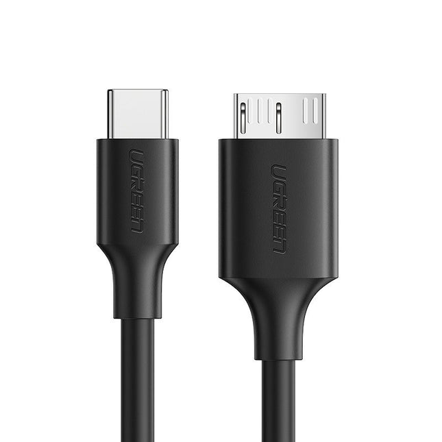 Ugreen-Kabel USB Typ C - Micro-USB Typ B SuperSpeed ​​​​3.0 1 m schwarz (US312 20103)