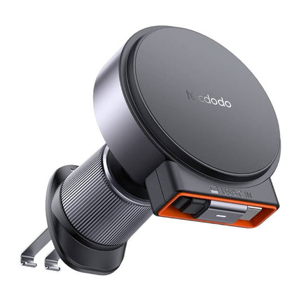 Draadloze autolader met intrekbare USB-C-kabelMcdodo CH-3000, 15W (zwart)