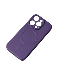 iPhone 13 Pro Max Siliconenhoesje Magsafe paars