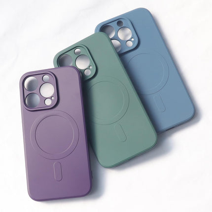 iPhone 14 Pro Max Silicone Case Magsafe - purple