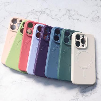 iPhone 14 Pro Max Silicone Case Magsafe - purple