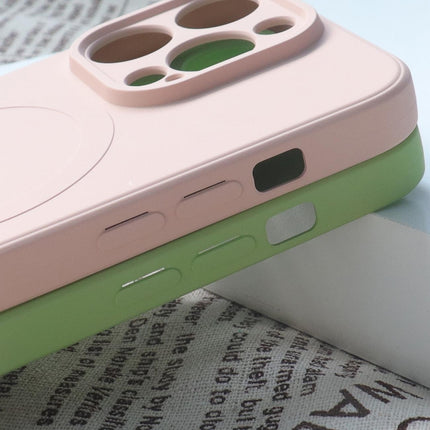 iPhone 14 Siliconenhoesje Magsafe roze