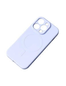 iPhone 14 Pro Siliconenhoesje Magsafe licht blauw