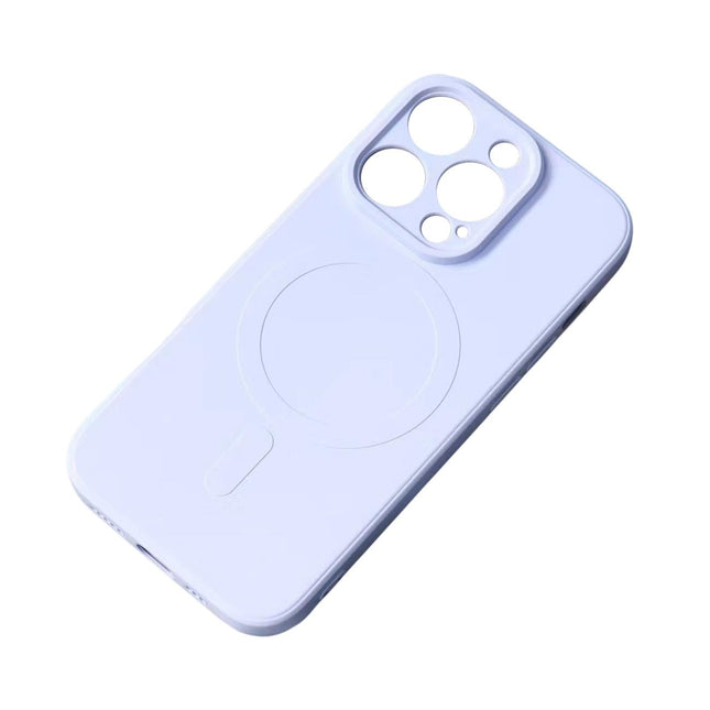 iPhone 14 Pro Silicone case Magsafe light blue