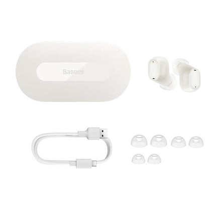 Baseus Bowie EZ10 TWS Bluetooth 5.3 Kabellose Kopfhörer – Weiß