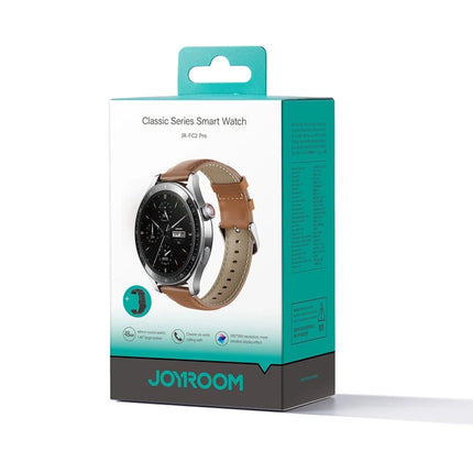 Joyroom Classic Series JR-FC2 Pro Smartwatch met oproepbeantwoordingsfunctie - Zilver