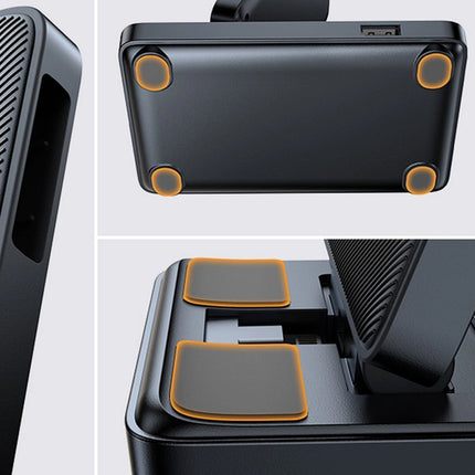 Joyroom JR-WQS01 Samsung Galaxy USB-C 4in1 oplaadstation opvouwbaar + USB-A - USB-C kabel - zwart