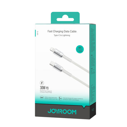 Joyroom S-A51 Cutting-Edge Series 30W USB-C - Lightning-kabel 1,2 m - grijs