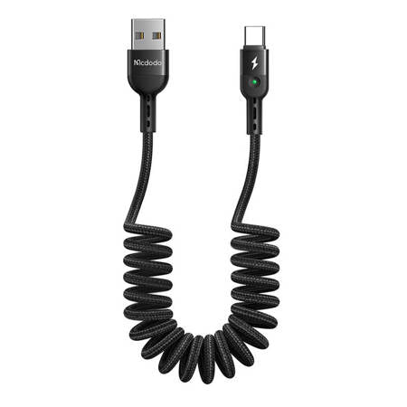 USB-veerkabel naar USB-C Mcdodo Omega CA-6420 1,8 m (zwart)