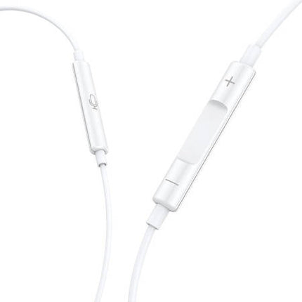 Wired in-ear headphones Vipfan M14, USB-C, 1.1 m (white)