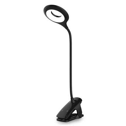 Draadloze LED-leeslamp met clip + zwarte micro-USB-kabel