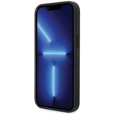 Guess 4G Big Metal Logo Hülle für iPhone 15 Plus – Grau