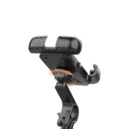Telefoonhouder voor aan het stuur van een fiets, motor, scooters zwart
