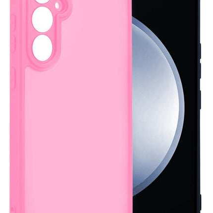 Samsung Galaxy A35 hoesje backcover roze Lens Protection Armor Case