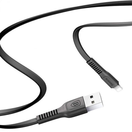Baseus Lightning Tough Serie Apple Kabel 2A 1m Schwarz (CALZY-B01)