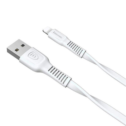 Baseus Lightning Tough serie Apple Kabel 2A 1m Wit (CALZY-B02)