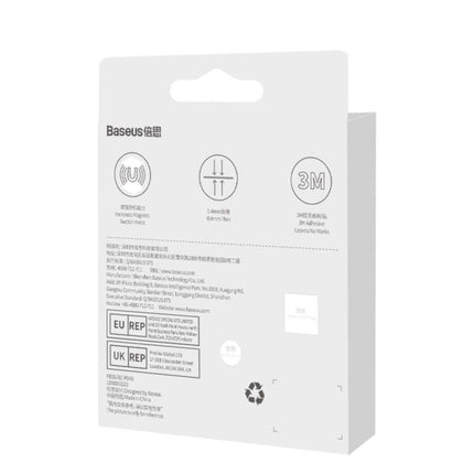 Baseus Magnetic Tool Halo Series Magnetische ring (2 stuks / pakket) Zilver (PCCH000012)