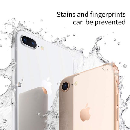 Baseus iPhone 8/7 Plus 0,3 mm 4D All-Coverage Arc-Surface-Rückseite T-Glass Silber (SGAPIPH8P-4D0S)