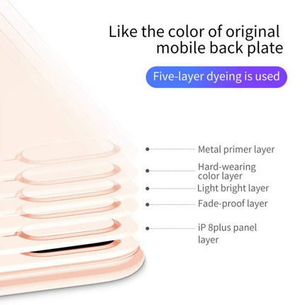 Baseus iPhone 8/7 Plus 0,3 mm volledig dekkend boogoppervlak Achterkant T-glas goud (SGAPIPH8P-4D0V)