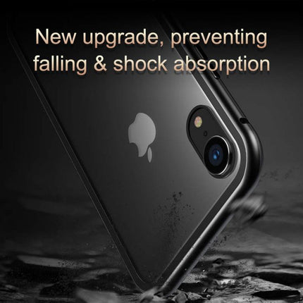 Baseus iPhone Xr Hülle Magnetite Hardware Silber (WIAPIPH61-CS0S)