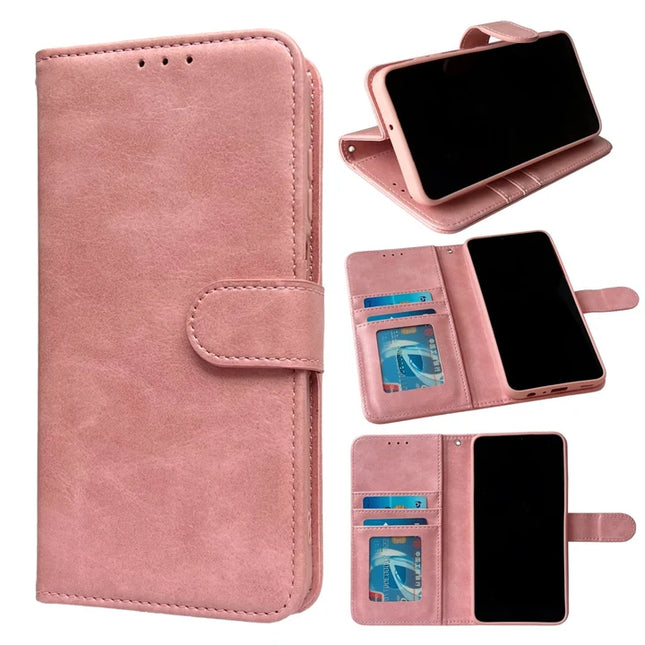 iPhone 15 pro Max hoesje boekcase mapje wallet cover Baby Roze