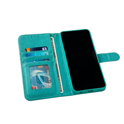 iPhone 16 Plus hoesje boekcase mapje wallet cover Turquoise