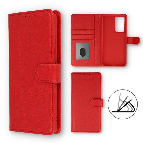 iPhone 7/8/SE 2020/2022 Hülle Bücherregal Brieftasche Hülle Rot