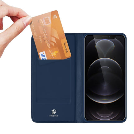 DUX DUCIS iPhone 13 Pro Max Wallet Case Slimline - Blue
