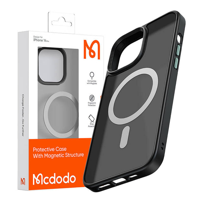 Magnetisch hoesje McDodo voor iPhone 14 (zwart)