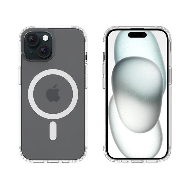 iPhone 15 Shockproof Transparant Magsafe Case