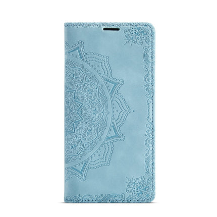 Samsung Galaxy A54 hoesje - Wallet Case - Turquoise Mandala Design