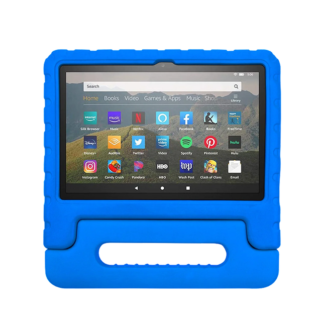 Hoesje kinderen Rixus RXTC06 Tablet Kids Case For Apple iPad 10 10.9 inch (2022), iPad Air 11 inch (2024) Blue