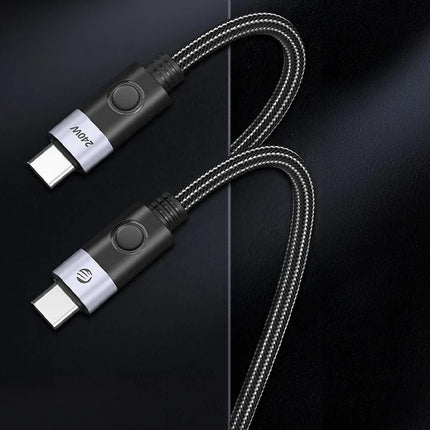 Orico 240W USB-C naar USB-C oplaadkabel, 1 m (zwart)