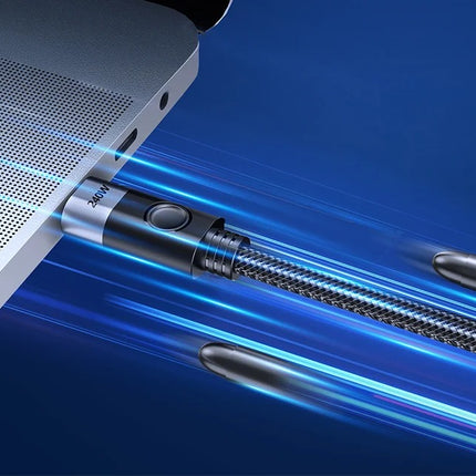 Orico 240W USB-C naar USB-C oplaadkabel, 1 m (zwart)