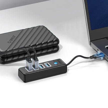 Orico HUB USB-C naar 4x USB 3.0 5Gbps 0,15m Zwart
