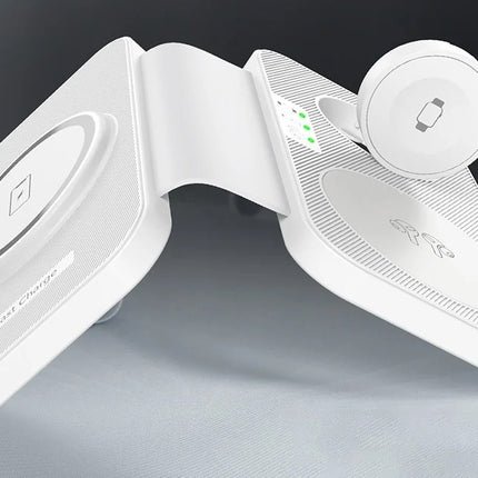 Choetech T616-F 3-in-1 inductieve lader (wit)