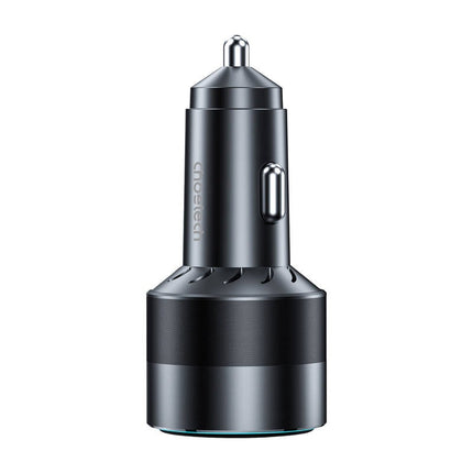 Choetech 63W Dual USB-C 45W + USB-A 18W snellader voor in de auto (zwart)