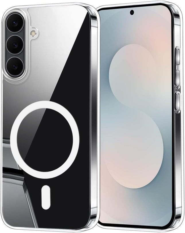 Samsung S25 FE hoesje Anti Shock Magnetic MagSafe Case - Transparant
