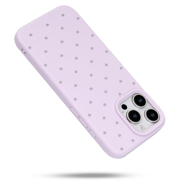 iPhone 11 Hoesje Hart Patroon lila