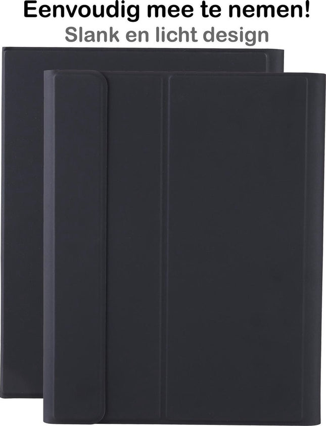 QWERTY Bluetooth Keyboard Case hoesje voor iPad 10.2 (2019/2020/2021)