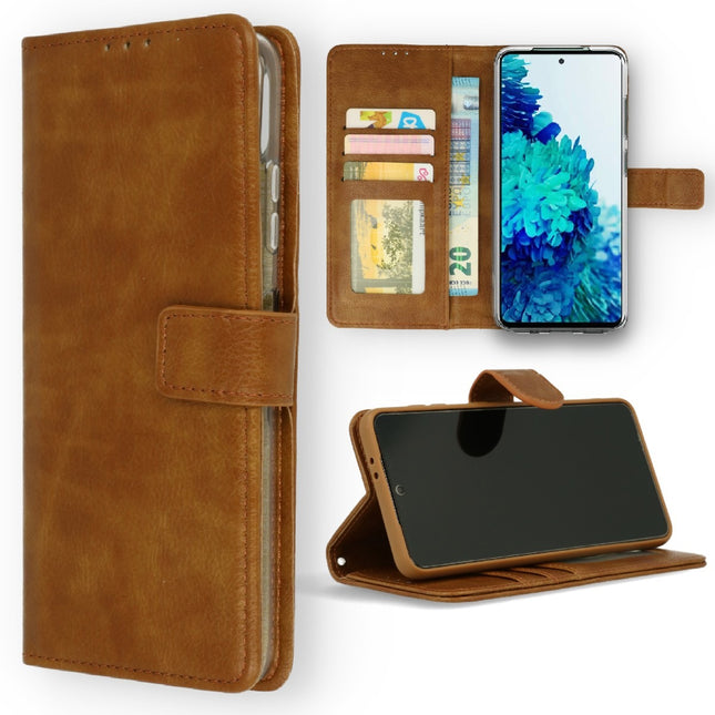 Samsung Galaxy A54 hoesje - Wallet Case - Bruin