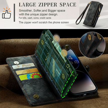 Caseme Case iPhone 15 Pro - Multifunctional Wallet - Black