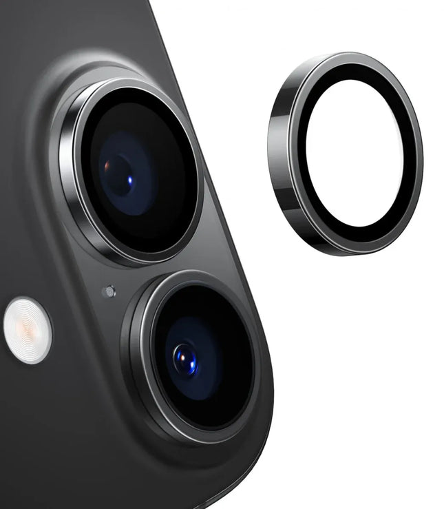 TORRAS LensGuard Apple iPhone 16 / 16 Plus / 17 Camera Protector Titanium