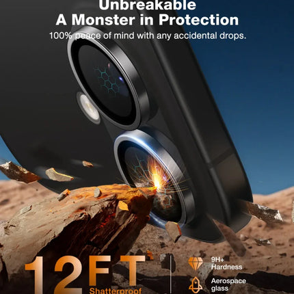 TORRAS LensGuard Apple iPhone 16 / 16 Plus / 17 Camera Protector Titanium