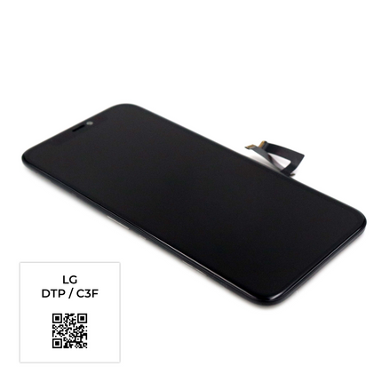 Display (LG: DTP/C3F) (incl. Backplate) For iPhone 11 Black Pulled