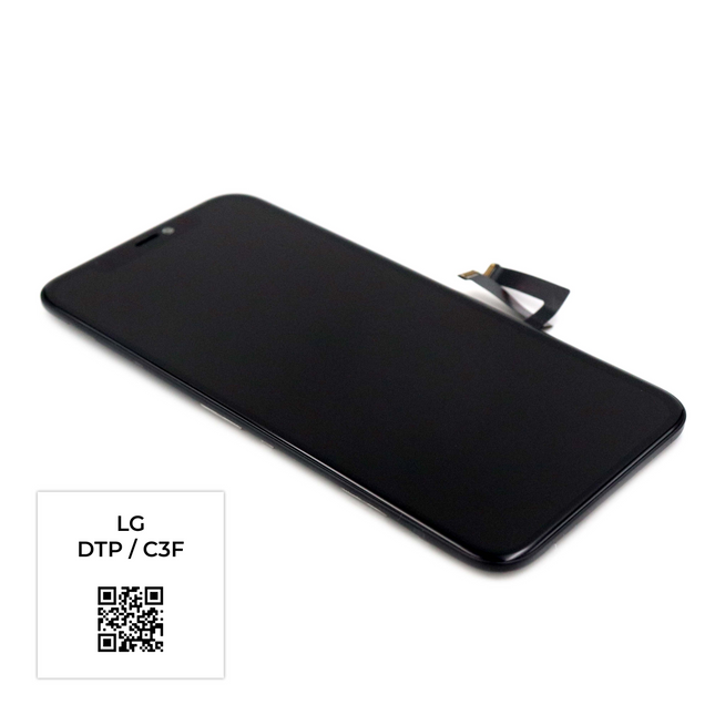Display (LG: DTP/C3F) (incl. Backplate) For iPhone 11 Black Pulled