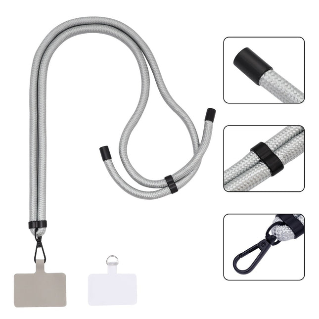 Universele Telefoonkoord - Verstelbare Telefoonketting - Koord voor Telefoon - Zilver