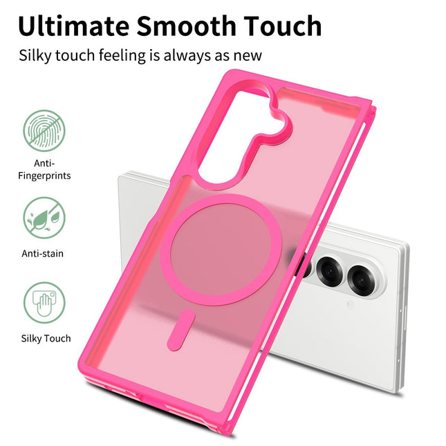 Hardcase hoesje voor Samsung Galaxy Z Fold 7 roze