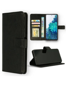 Magnet Case voor Samsung Galaxy A54 5G cover met flip wallet stand zwart