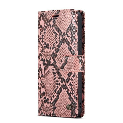 iPhone 12 / 12 Pro hoesjes bookcase Snake Design Luxe Wallet Case